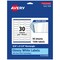 Avery Glossy White Rectangle Labels with Sure Feed, .75" x 2.25"